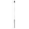Suspension Redo Nikos, metal, sand black, LED, 8W, 408 lumens, warm white 3000K, D.2,6 cm