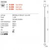 Suspension Redo Nikos, metal, sand white, LED, 8W, 408 lumens, warm white 3000K, D.2,6 cm