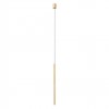 Suspension Redo Nikos, metal, matt gold, LED, 8W, 408 lumens, warm white 3000K, D.2,6 cm
