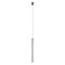 Suspension Redo Nikos, metal, sand black, LED, 8W, 408 lumens, warm white 3000K, D.2,6 cm