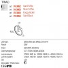 Wall lamp Redo Orion, metal, sand black, dimmable, LED CCT, 28W, 1634 lumens, 2700K/3000K/4000K, D.30 cm