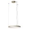 Suspension Redo Orion, metal, silver coffee, dimmable, LED CCT, 40W, 2660 lumens, 2700K/3000K/4000K, D.50 cm
