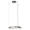 Suspension Redo Orion, metal, foggy nickel, dimmable, LED CCT, 40W, 2660 lumens, 2700K/3000K/4000K, D.50 cm