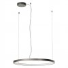 Suspension Redo Orion, metal, foggy nickel, dimmable, LED CCT, 58W, 3937 lumens, 2700K/3000K/4000K, D.75 cm