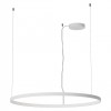 Suspension Redo Orion, metal, sand white, dimmable, LED CCT, 75W, 5544 lumens, 2700K/3000K/4000K, D.100 cm