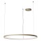 Suspension Redo Orion, metal, silver coffee, dimmable, LED CCT, 75W, 5544 lumens, 2700K/3000K/4000K, D.100 cm