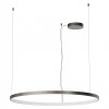 Suspension Redo Orion, metal, foggy nickel, dimmable, LED CCT, 75W, 5544 lumens, 2700K/3000K/4000K, D.100 cm