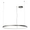 Suspension Redo Orion, metal, foggy nickel, dimmable, LED CCT, 75W, 5544 lumens, 2700K/3000K/4000K, D.100 cm