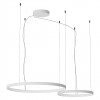 Suspension Redo Orion, metal, sand white, dimmable, LED CCT, 98W, 6148 lumens, 2700K/3000K/4000K, D.50/D.75 cm