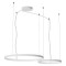 Suspension Redo Orion, metal, sand white, dimmable, LED CCT, 98W, 6148 lumens, 2700K/3000K/4000K, D.50/D.75 cm