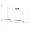 Suspension Redo Orion, metal, silver coffee, dimmable, LED CCT, 176W, 11406 lumens, 2700K/3000K/4000K, D.50/75/100 cm