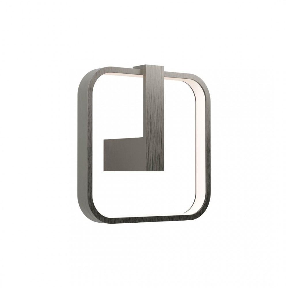 Wall lamp Redo Orion, metal, foggy nickel, dimmable, LED CCT, 28W, 1541 lumens, 2700K/3000K/4000K, H.27 cm