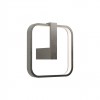 Wall lamp Redo Orion, metal, foggy nickel, dimmable, LED CCT, 28W, 1541 lumens, 2700K/3000K/4000K, H.27 cm