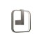 Wall lamp Redo Orion, metal, foggy nickel, dimmable, LED CCT, 28W, 1541 lumens, 2700K/3000K/4000K, H.27 cm