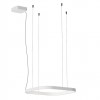 Suspension Redo Orion, metal, sand white, dimmable, LED CCT, 40W, 2609 lumens, 2700K/3000K/4000K, L.50 cm