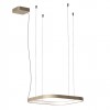 Suspension Redo Orion, metal, silver coffee, dimmable, LED CCT, 40W, 2609 lumens, 2700K/3000K/4000K, L.50 cm