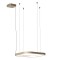 Suspension Redo Orion, metal, silver coffee, dimmable, LED CCT, 40W, 2609 lumens, 2700K/3000K/4000K, L.50 cm