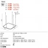 Suspension Redo Orion, metal, sand white, dimmable, LED CCT, 58W, 3784 lumens, 2700K/3000K/4000K, L.75 cm