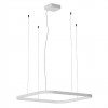 Suspension Redo Orion, metal, sand white, dimmable, LED CCT, 58W, 3784 lumens, 2700K/3000K/4000K, L.75 cm