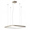 Suspension Redo Orion, metal, silver coffee, dimmable, LED CCT, 58W, 3784 lumens, 2700K/3000K/4000K, L.75 cm