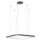 Suspension Redo Orion, metal, sand black, dimmable, LED CCT, 58W, 3784 lumens, 2700K/3000K/4000K, L.75 cm