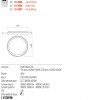 Ceiling lamp Redo Iconic, metal, matt gold, dimmable, LED CCT, 40W, 2510 lumens, 3000K/4000K, D.48 cm