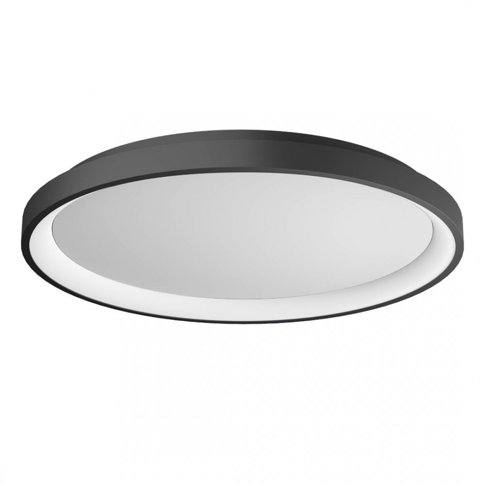 Ceiling lamp Redo Iconic, metal, sand black, dimmable, LED CCT, 50W, 2892 lumens, 3000K/4000K, D.58 cm