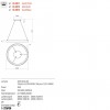 Suspension Redo Iconic, metal, sand black, dimmable, LED CCT, 50W, 2892 lumens, 3000K/4000K, D.58 cm