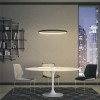 Suspension Redo Iconic, metal, sand black, dimmable, LED CCT, 60W, 3786 lumens, 3000K/4000K, D.78 cm