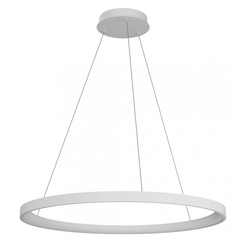 Suspension Redo Iconic, metal, sand white, dimmable, LED CCT, 60W, 3786 lumens, 3000K/4000K, D.78 cm