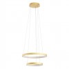 Suspension Redo Iconic, metal, matt gold, dimmable, LED CCT, 80W, 4858 lumens, 3000K/4000K, D.58 cm
