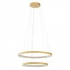 Suspension Redo Iconic, metal, matt gold, dimmable, LED CCT, 110W, 6654 lumens, 3000K/4000K, D.78 cm