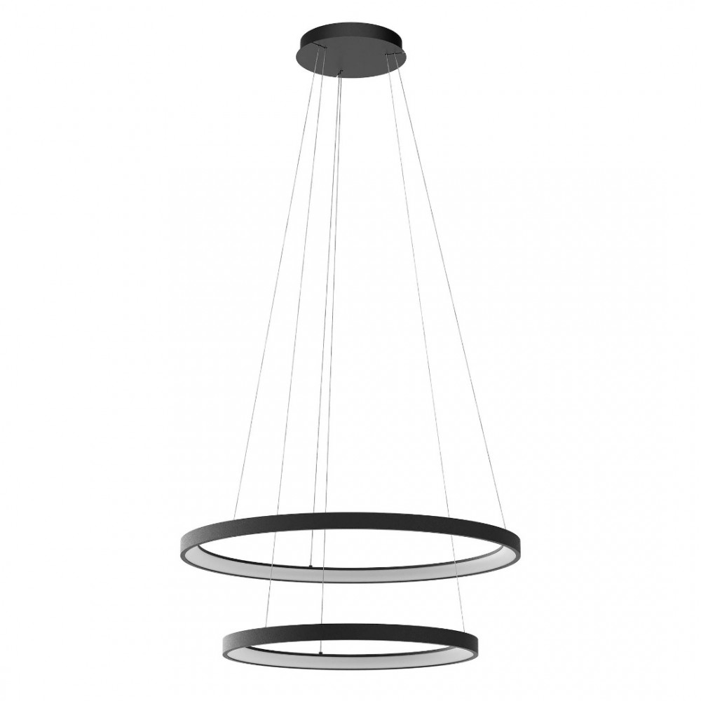 Suspension Redo Iconic, metal, sand black, dimmable, LED CCT, 110W, 6654 lumens, 3000K/4000K, D.78 cm