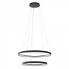 Suspension Redo Iconic, metal, sand black, dimmable, LED CCT, 110W, 6654 lumens, 3000K/4000K, D.78 cm