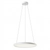 Pendant lamp Redo Vance, metal, glossy white, dimmable, LED CCT, 35W+35W, 3770 lumens, 2700K/4000K/5000K, D.65 cm