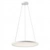 Pendant lamp Redo Vance, metal, glossy white, dimmable, LED CCT, 45W+45W, 5610 lumens, 2700K/4000K/5000K, D.80 cm