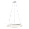 Pendant lamp Redo Vance, metal, glossy white, dimmable, LED CCT, 45W+45W, 5610 lumens, 2700K/4000K/5000K, D.80 cm