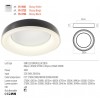 Ceiling lamp Redo Dip, metal, glossy beige, LED CCT, 40W, 3098 lumens, 2700K/3000K/4000K/5000K/6500K, D.62 cm