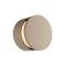 Wall lamp Redo Runde, metal, silver coffee, dimmable, LED, 11W, 472 lumens, warm white 3000K, D.10 cm
