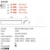 Wall lamp Redo Velas, metal, silver coffee, LED, 14,4W, 1060 lumens, warm white 3000K, L.40 cm