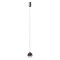 Suspension Redo Irides, metal, glass, sand black/gradient coffee, LED, 3W, 209 lumens, warm white 3000K, D.10 cm