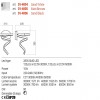 Wall lamp Redo Scroll, metal, sand white, dimmable, LED CCT, 15W, 850 lumens, 3000K/4000K/6000K, H.38 cm
