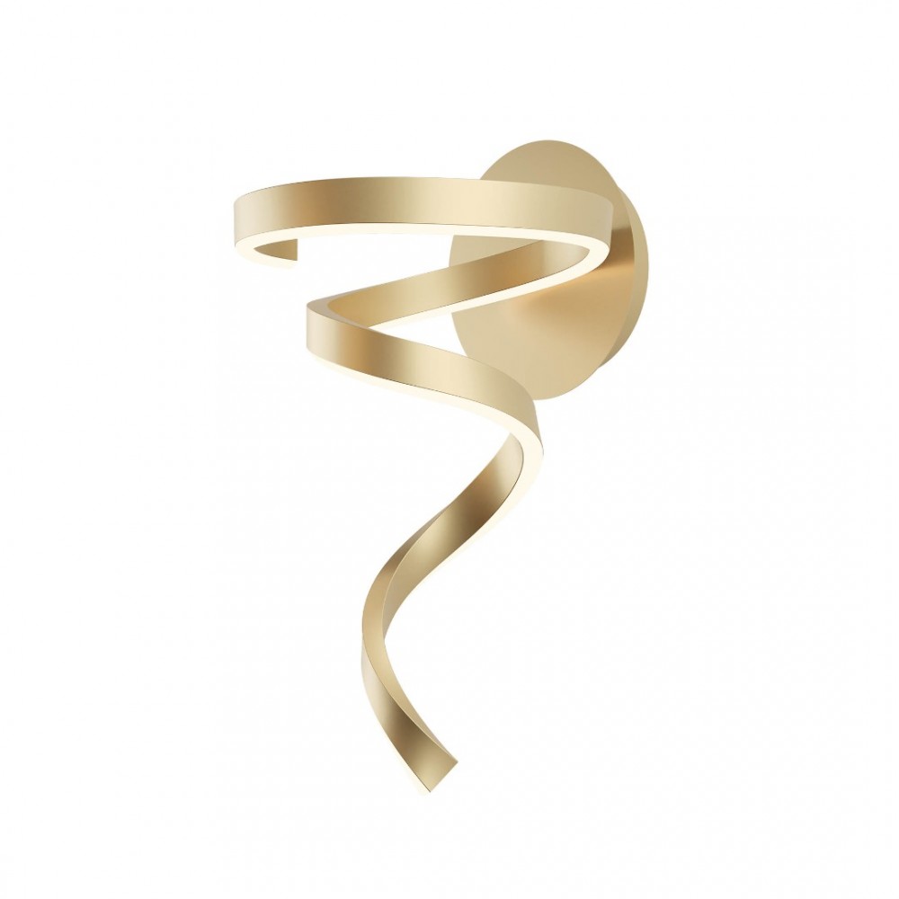 Wall lamp Redo Scroll, metal, matt bronze, dimmable, LED CCT, 15W, 850 lumens, 3000K/4000K/6000K, H.38 cm