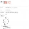 Ceiling lamp Redo Scroll, metal, sand white, dimmable, LED CCT, 27W, 1420 lumens, 3000K/4000K/6000K, D.40 cm
