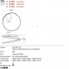 Ceiling lamp Redo Scroll, metal, sand white, dimmable, LED CCT, 38W, 1910 lumens, 3000K/4000K/6000K, D.60 cm