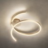 Ceiling lamp Redo Scroll, metal, sand bronze, dimmable, LED CCT, 38W, 1910 lumens, 3000K/4000K/6000K, D.60 cm