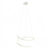 Suspension Redo Scroll, metal, sand white, dimmable, LED CCT, 38W, 1910 lumens, 3000K/4000K/6000K, D.60 cm