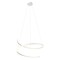 Suspension Redo Scroll, metal, sand white, dimmable, LED CCT, 46W, 2182 lumens, 3000K/4000K/6000K, D.75 cm