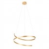 Suspension Redo Scroll, metal, matt bronze, dimmable, LED CCT, 46W, 2182 lumens, 3000K/4000K/6000K, D.75 cm