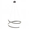 Suspension Redo Scroll, metal, sand black, dimmable, LED CCT, 46W, 2182 lumens, 3000K/4000K/6000K, D.75 cm